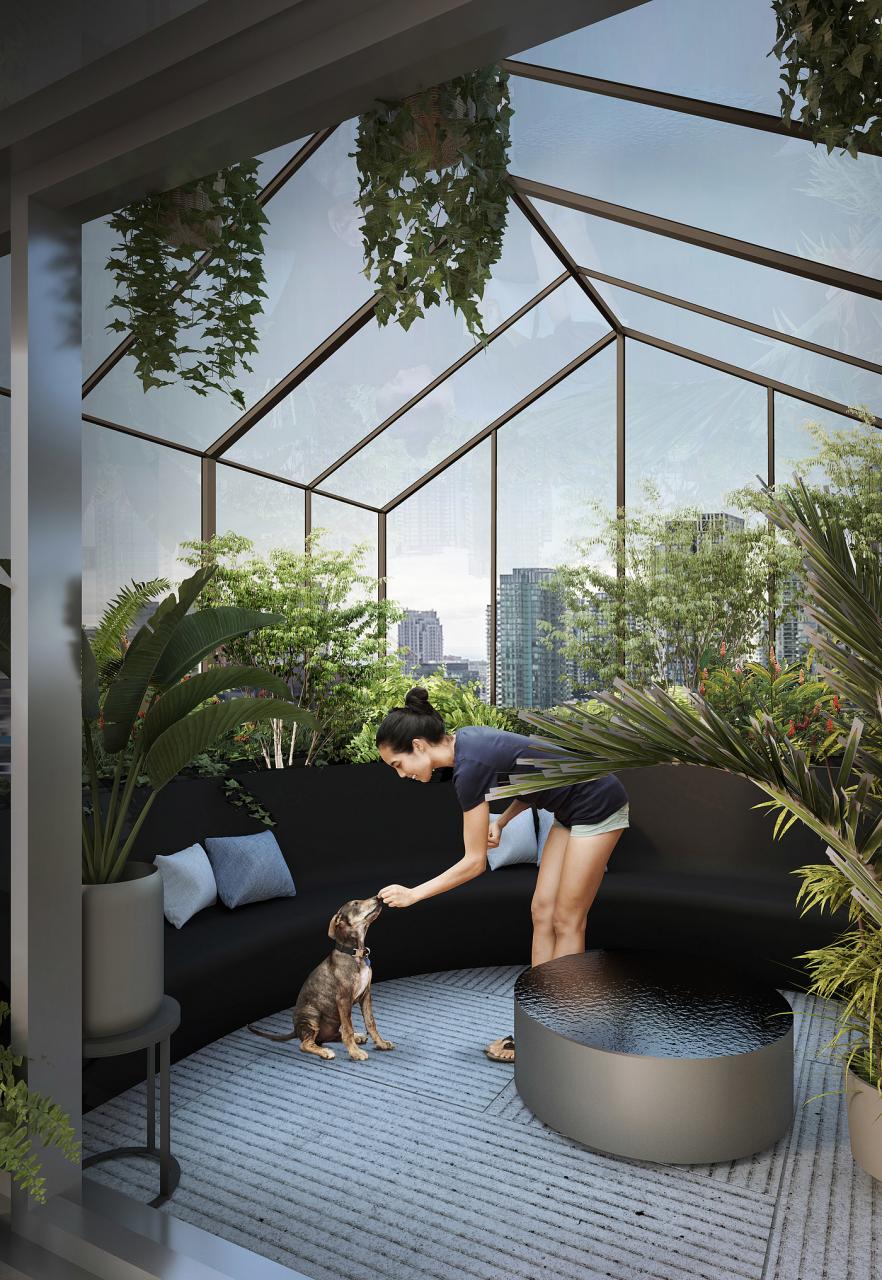 与植物覆盖的King大楼相融合的顶层公寓设计 与植物覆盖的King大楼相融合的顶层公寓设计
